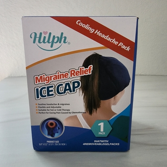 Hilph Migraine Relief Ice Cap NEW/SEALED/REUSABLE - Picture 1 of 8